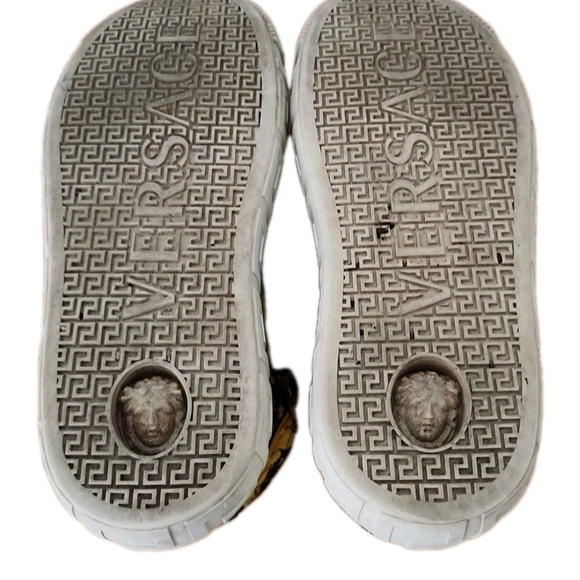 Versace Gold Barocco Medusa High Tops (Unisex) EU 38 US Mens 5.5 Wmns US 7 - Picture 8 of 8